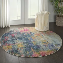 Nourison Celestial Abstract Contemporary Multicolor Indoor Rug -Household Improvement Store GUEST 93cc7119 fec2 4ff6 9287 7ef1c2391fa6