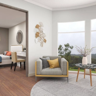 Glam Metal Leaf Wall Decor Gold - Olivia & May 7 Glam Metal Leaf Wall Decor Gold - Olivia & May - Image 5