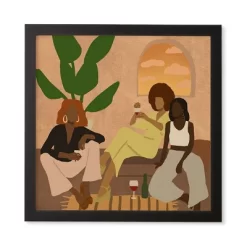 Nawaalillustrations Home Framed Wall Art Black - Deny Designs -Household Improvement Store GUEST 947b7fae ecd1 4185 9026 584c6d66eaee