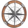 Metal Nautical Compass Wall Decor With Wood Frame Gray - Olivia & May 2 Metal Nautical Compass Wall Decor With Wood Frame Gray - Olivia & May -Household Improvement Store GUEST 9485f0a2 7869 4305 87cf 3432630572d2