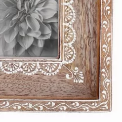 Natural Wood 4 X 6 Inch Henna Pattern Decorative Wood Picture Frame - Foreside Home & Garden 7 Natural Wood 4 X 6 Inch Henna Pattern Decorative Wood Picture Frame - Foreside Home & Garden -Household Improvement Store GUEST 95768728 6699 4d97 9833 afd96119095d