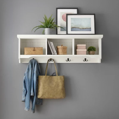 Seaside Storage Shelf White - Crosley 6 Seaside Storage Shelf White - Crosley - Image 4