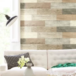 RoomMates Distressed Barn Wood Plank Peel And Stick Wallpaper Giant Wall Decals Brown 6 RoomMates Distressed Barn Wood Plank Peel And Stick Wallpaper Giant Wall Decals Brown -Household Improvement Store GUEST 96394da8 83e2 4763 8650 d1f4255899d3
