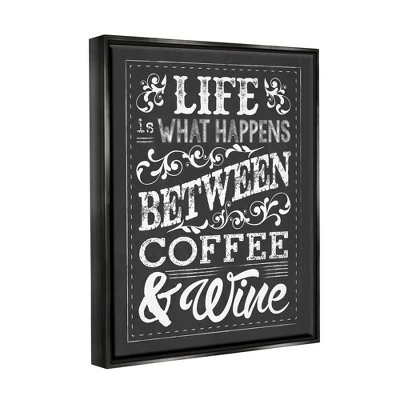 Stupell Industries Life, Between Coffee And Wine Chalk 4 Stupell Industries Life, Between Coffee And Wine Chalk - Image 2