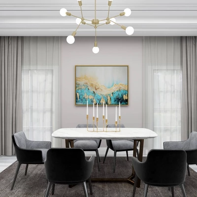 Contemporary Metal Candle Holder Gold - CosmoLiving By Cosmopolitan 6 Contemporary Metal Candle Holder Gold - CosmoLiving By Cosmopolitan - Image 4