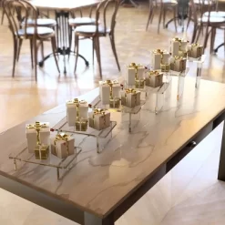 Azar Displays Clear Acrylic 22"W X 10"D X 3"H 1/2" Thick Deluxe Riser W/ Bumpers -Household Improvement Store GUEST 998c9c6a 6f5e 4fa6 95dc ca7f27da613c