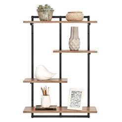 34.5" X 23.6" Rhodes 4 Tier Modern Floating Windowsill Wall Shelf Unit - Danya B. -Household Improvement Store GUEST 9d46e6fe 41ec 4cb2 9d36 9bcdeb9f66a5