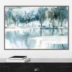 33" X 22" Blue Tree Reflections By Katrina Pete Framed Canvas Wall Art Gray Wash - Amanti Art 13 33" X 22" Blue Tree Reflections By Katrina Pete Framed Canvas Wall Art Gray Wash - Amanti Art -Household Improvement Store GUEST 9d6d857c 8d57 4d0d 9b4d 0ca09cd51671