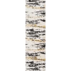 Nova Modern Bold Strie' Shag Area Rug - JONATHAN Y