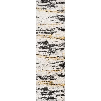 Nova Modern Bold Strie' Shag Area Rug - JONATHAN Y 3 Nova Modern Bold Strie' Shag Area Rug - JONATHAN Y