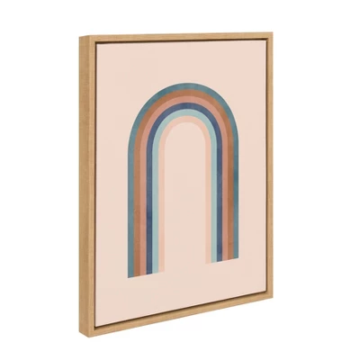 18" X 24" Sylvie Happy Gates Framed Canvas Wall Art By Alexander Ginzburg Natural - Kate And Laurel 3 18" X 24" Sylvie Happy Gates Framed Canvas Wall Art By Alexander Ginzburg Natural - Kate And Laurel