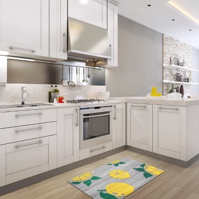 World Rug Gallery Lemon Pattern Anti Fatigue Standing Mat 6 World Rug Gallery Lemon Pattern Anti Fatigue Standing Mat - Image 4