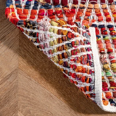 Hand Woven Chevron Rochell Rug - NuLOOM 7 Hand Woven Chevron Rochell Rug - NuLOOM - Image 5