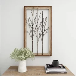 Contemporary Metal Nature Wall Decor Brown - Olivia & May 21 Contemporary Metal Nature Wall Decor Brown - Olivia & May -Household Improvement Store GUEST a5c51154 4ae6 48f4 8dbb de2ea8c70b62