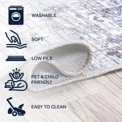 Didim Boho Gray Medallion Washable Area Rug - JONATHAN Y 14 Didim Boho Gray Medallion Washable Area Rug - JONATHAN Y -Household Improvement Store GUEST a85576b2 9eb6 4bcf 83ee 9e6ab7ca294d