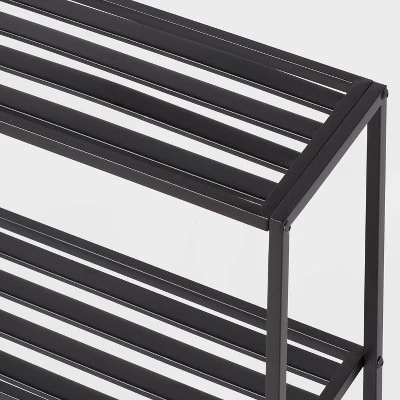 Tall Wall Shelf Black Metal - Brightroom™ 4 Tall Wall Shelf Black Metal - Brightroom™ - Image 2