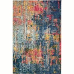 Nourison Celestial Abstract Contemporary Multicolor Indoor Rug -Household Improvement Store GUEST aadf65ea b22b 4087 bb5e 3733171f0cd7