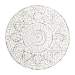 Wooden Floral Handmade Intricately Carved Wall Decor With Mandala Design - Olivia & May 15 Wooden Floral Handmade Intricately Carved Wall Decor With Mandala Design - Olivia & May -Household Improvement Store GUEST aae066e4 4c46 4091 998b a15a58d3ac2f