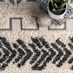 NuLOOM Zuri Shaggy Banded Area Rug -Household Improvement Store GUEST ae88a812 8178 4ccf adfb 1cef34588c20