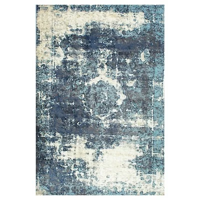 Vintage Lindsy Blue Rug - NuLOOM 5 Vintage Lindsy Blue Rug - NuLOOM - Image 3