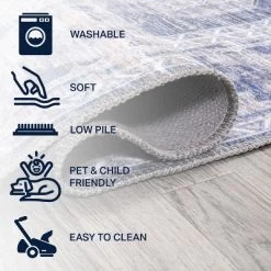 Alanya Ornate Medallion Washable Area Rug - JONATHAN Y -Household Improvement Store GUEST afdd09c7 298e 4374 8d6a a7e162f1efc6