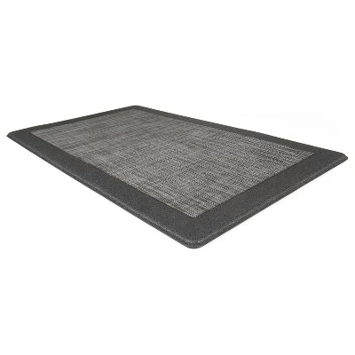 World Rug Gallery Textline Bordered Anti-Fatigue Standing Mat 4 World Rug Gallery Textline Bordered Anti-Fatigue Standing Mat - Image 2