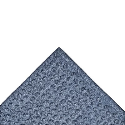 3'x4' Solid Dotted Doormat Blue - HomeTrax 4 3'x4' Solid Dotted Doormat Blue - HomeTrax - Image 2