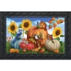 Fall Pumpkin Gathering Doormat 18" X 30" Indoor Outdoor Briarwood Lane