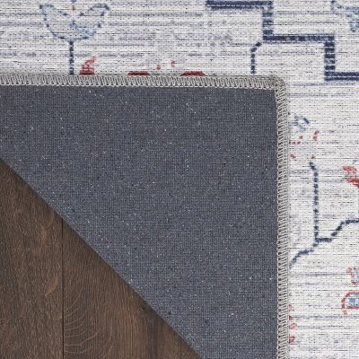 Nicole Curtis Machine Washable Series 1 Farmhouse Medallion Indoor Rug 4 Nicole Curtis Machine Washable Series 1 Farmhouse Medallion Indoor Rug - Image 2