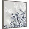 22" X 22" Blue Spring I By Isabelle Z Framed Canvas Wall Art Gray Wash - Amanti Art