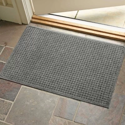 Medium Gray Solid Doormat - (2'X3') - Bungalow Flooring 4 Medium Gray Solid Doormat - (2'X3') - Bungalow Flooring - Image 2