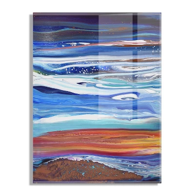 23" X 31" Coastal Currents Floating Acrylic Art By Xizhou Xie Assorted - Kate & Laurel All Things Decor 9 23" X 31" Coastal Currents Floating Acrylic Art By Xizhou Xie Assorted - Kate & Laurel All Things Decor - Image 7