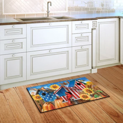 Briarwood Lane American Fall Birdhouses Doormat Patriotic Autumn 5 Briarwood Lane American Fall Birdhouses Doormat Patriotic Autumn - Image 3