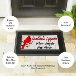 Evergreen When Angels Are Near Sassafras Indoor Outdoor Switch Doormat 1'10"x10" White 7 Evergreen When Angels Are Near Sassafras Indoor Outdoor Switch Doormat 1'10"x10" White -Household Improvement Store GUEST bb1b456c ca7a 4205 948c e8e6b299efd5