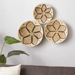 Set Of 3 Seagrass Plate Handmade Basket Wall Decors Brown - Olivia & May 15 Set Of 3 Seagrass Plate Handmade Basket Wall Decors Brown - Olivia & May -Household Improvement Store GUEST bb9b3d97 e31a 4d92 b839 28313dd9f951