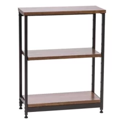 IRIS Wood And Metal Shelf Brown/Black 16 IRIS Wood And Metal Shelf Brown/Black -Household Improvement Store GUEST bc0d5ed8 8181 42bd b201 933677b026bb