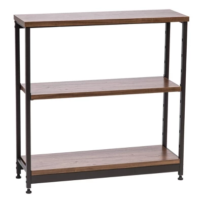 IRIS Wood And Metal Shelf Brown/Black 11 IRIS Wood And Metal Shelf Brown/Black - Image 9