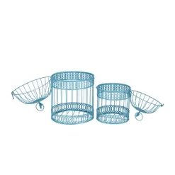 Set Of 2 Metal 15.6" Country Cottage Birdcage - Olivia & May 15 Set Of 2 Metal 15.6" Country Cottage Birdcage - Olivia & May -Household Improvement Store GUEST bd72bbfa 7e58 4370 a934 a23589371c57
