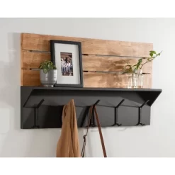 42" X 22" Samuels Decorative Wall Shelf With Hooks Rustic Brown/Black - Kate & Laurel All Things Decor 14 42" X 22" Samuels Decorative Wall Shelf With Hooks Rustic Brown/Black - Kate & Laurel All Things Decor -Household Improvement Store GUEST be3049cd fd64 4342 8e60 9333494a2889