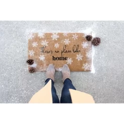 Shiraleah "There's No Place Like Home" Winter Doormat