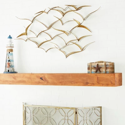 Metal Bird Flying Flock Wall Decor - Olivia & May 3 Metal Bird Flying Flock Wall Decor - Olivia & May