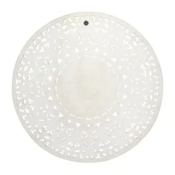 Wooden Floral Handmade Intricately Carved Wall Decor With Mandala Design - Olivia & May