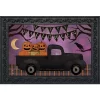 Briarwood Lane Halloween Truck Doormat Jack O'Lanterns Indoor / O
