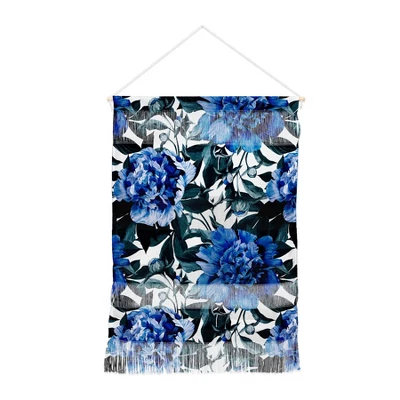 Marta Barragan Camarasa Indigo Floral Wall Hanging Portrait Blue - Deny Designs 8 Marta Barragan Camarasa Indigo Floral Wall Hanging Portrait Blue - Deny Designs - Image 6
