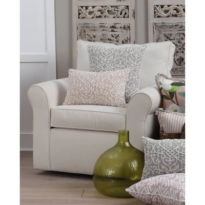 Serafina Stone Lumbar Throw Pillow - Pillow Perfect 7 Serafina Stone Lumbar Throw Pillow - Pillow Perfect - Image 5