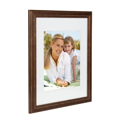 11" X 14" Matted To 8" X 10" Kieva Wall Frame Brown - DesignOvation 4 11" X 14" Matted To 8" X 10" Kieva Wall Frame Brown - DesignOvation - Image 2