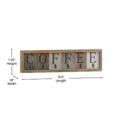 Merrick Lane Pheltz Wooden Wall Mount 6 Cup Distressed Wood Grain Printed COFFEE Mug Organizer With Metal Hanging Hooks, No Assembly Required 14 Merrick Lane Pheltz Wooden Wall Mount 6 Cup Distressed Wood Grain Printed COFFEE Mug Organizer With Metal Hanging Hooks, No Assembly Required -Household Improvement Store GUEST c5dd7179 36fa 4138 8023 8145670fbf8b