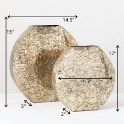 Sullivans Set Of 2 Mosaic Vase 15"H & 12"H Gold 8 Sullivans Set Of 2 Mosaic Vase 15"H & 12"H Gold -Household Improvement Store GUEST c6971c97 ccbc 4c47 8568 8b75f13921b7