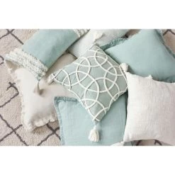 C&F Home 18" X 18" Lily Seaglass Geometric Throw Pillow -Household Improvement Store GUEST c80ca7ee 2c68 4540 9ffc a1c659d519da