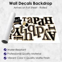 Big Dot Of Happiness Adult 80th Birthday - Gold - Peel And Stick Birthday Party Decoration - Wall Decals Backdrop 12 Big Dot Of Happiness Adult 80th Birthday - Gold - Peel And Stick Birthday Party Decoration - Wall Decals Backdrop -Household Improvement Store GUEST caa4928a a0a0 4496 ac04 a0808ec9cf81 1